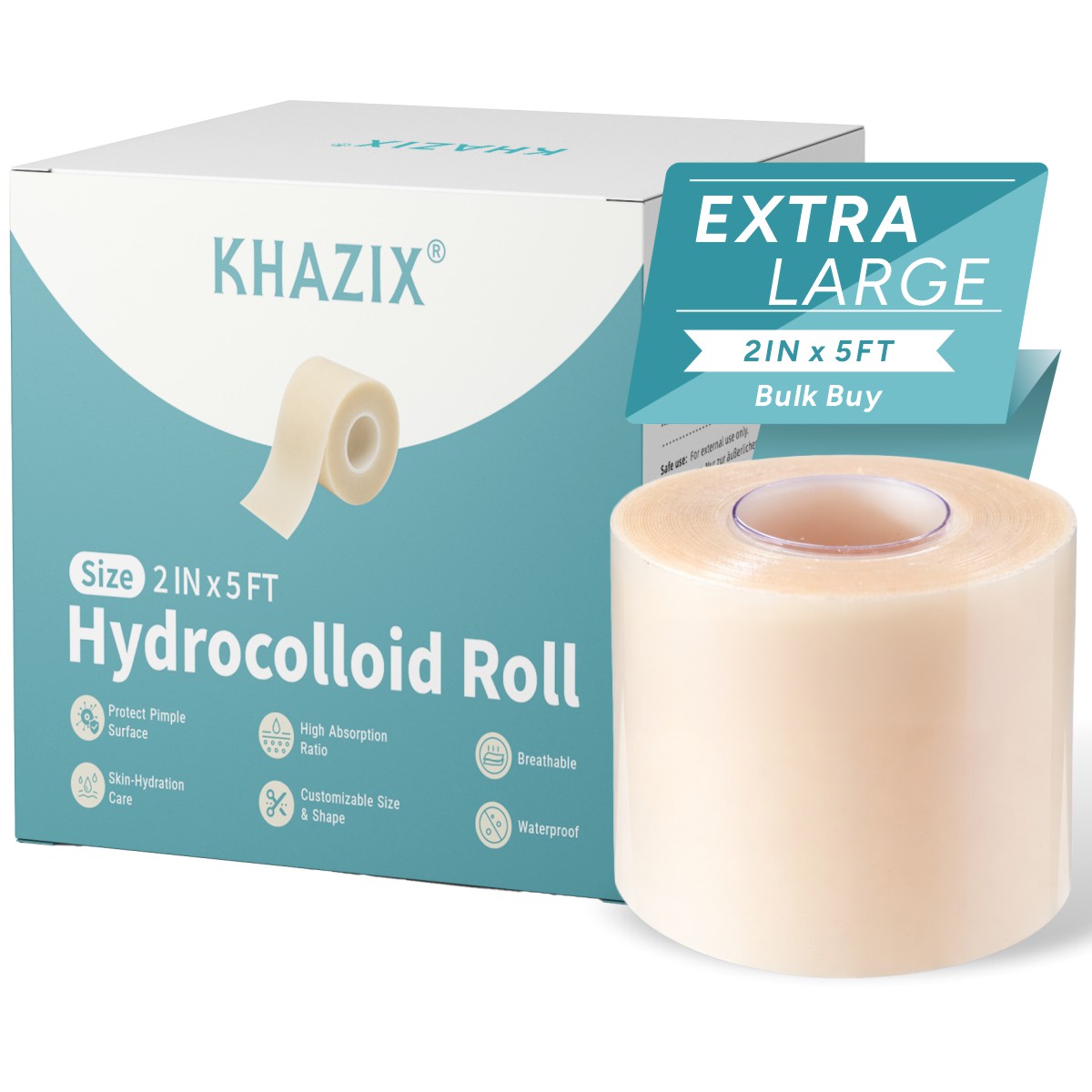 Face Oil - KHAZIX Hydrocolloid Bandage Roll 2in x