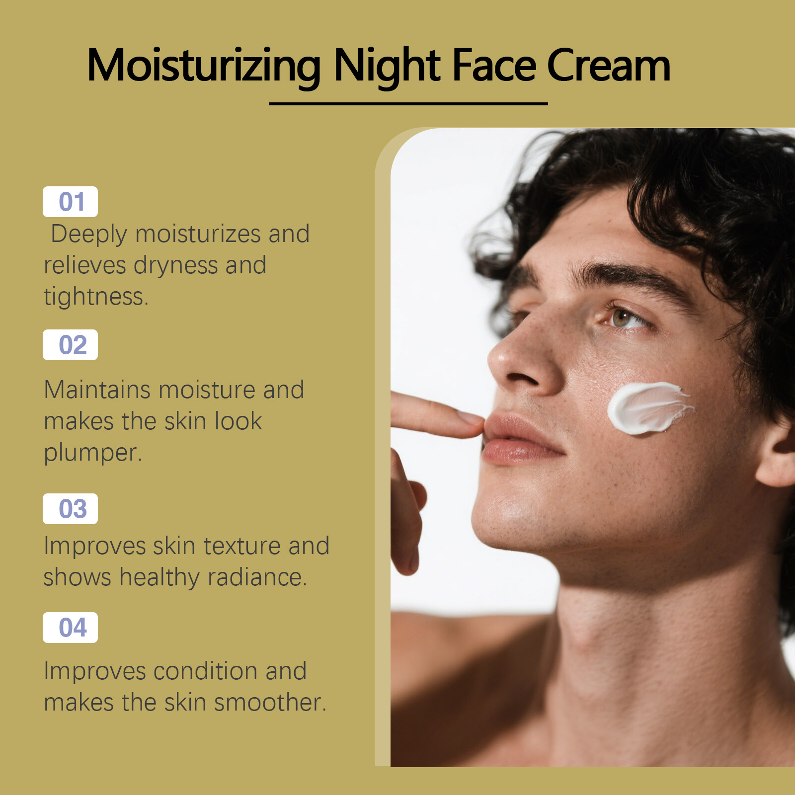Man Face Cream Looking Young B - Retinol Cream recension och pris