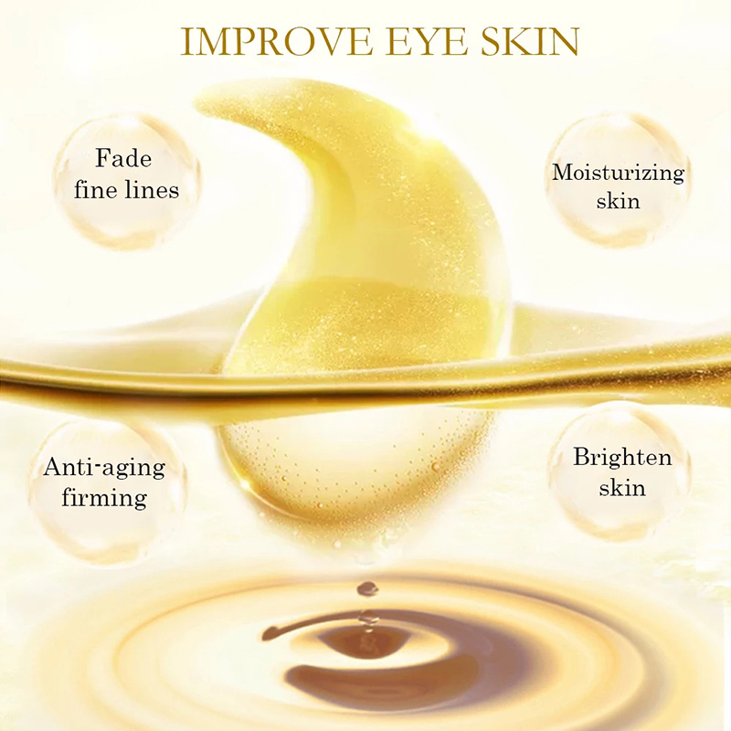 10/20pcs Golden Crystal Collag - Face Mask Skincare recension och pris