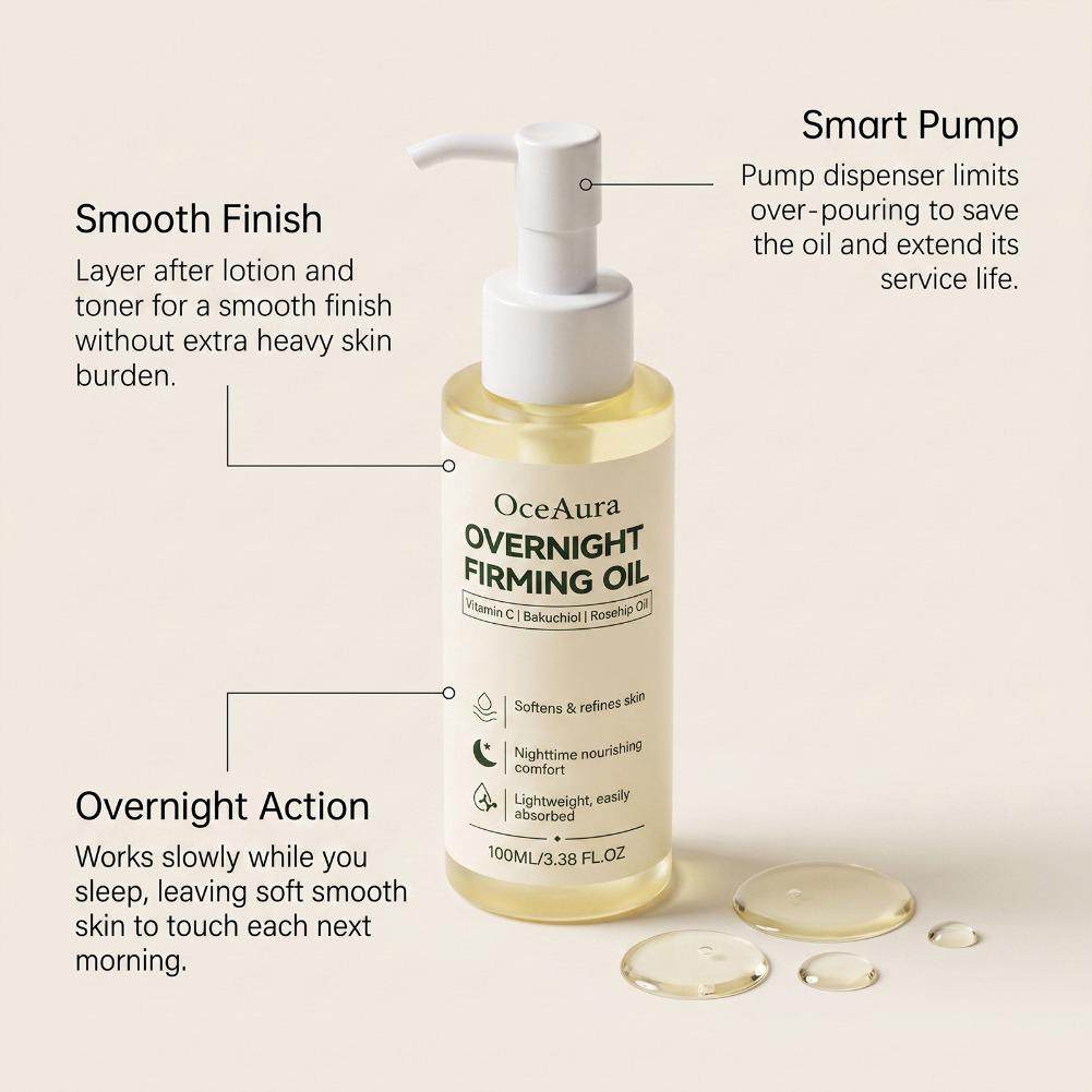 100ml Overnight Firming Facial - Face Oil Rosehip recension och pris