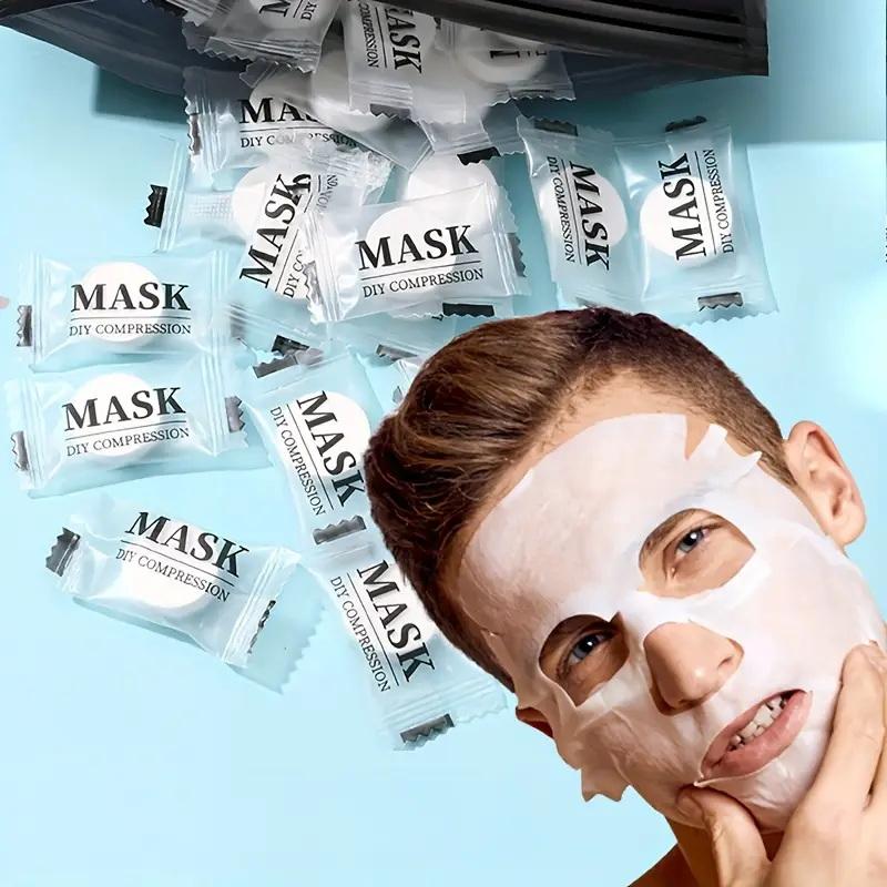 **100PCS Disposable Compressed - Face Mask Skincare recension och pris