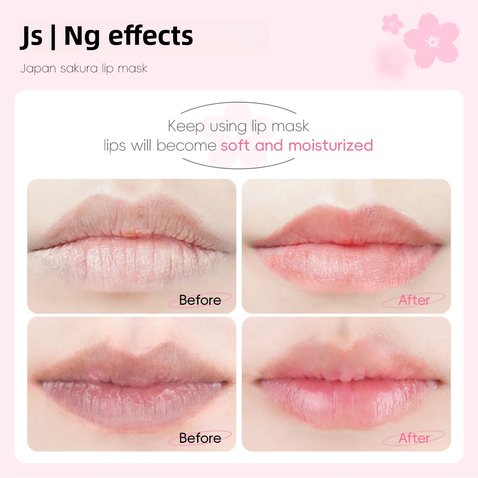 Japan Sakura Collagen Lip Mask - Night Cream recension och pris