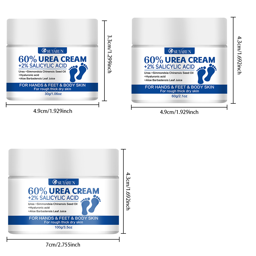 SUYARUN 60% Urea+2% SALICYLIC  - Urea Foot Cream recension och pris