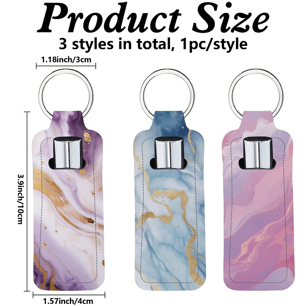 Chapstick Holder Keychain Marb - Lip Balm recension och pris