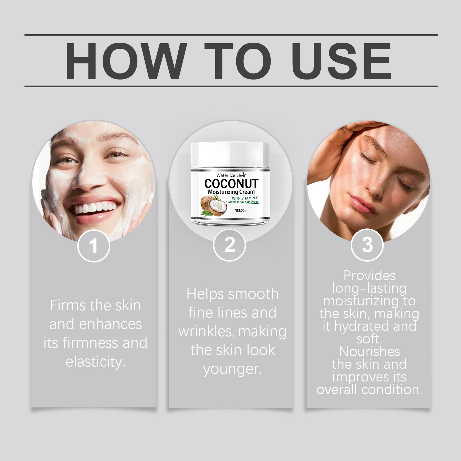 50g Coconut Oil Moisturizing C - Retinol Cream recension och pris