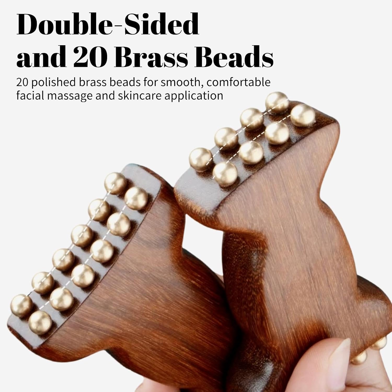 Brass Facial Contour Roller So - Skincare Glowing recension och pris