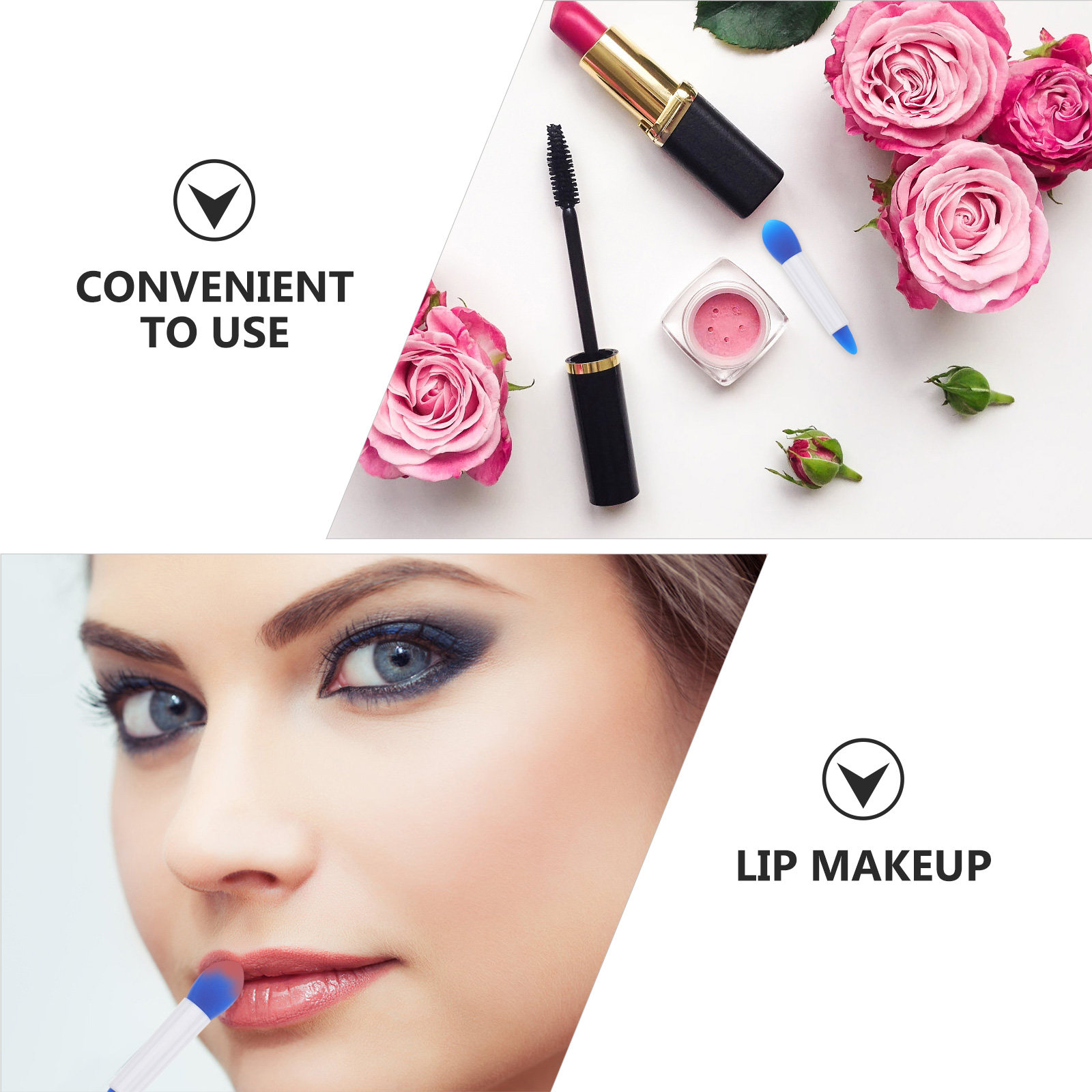 1Set Silicone Lip Brush Set Li - Lip Balm recension och pris