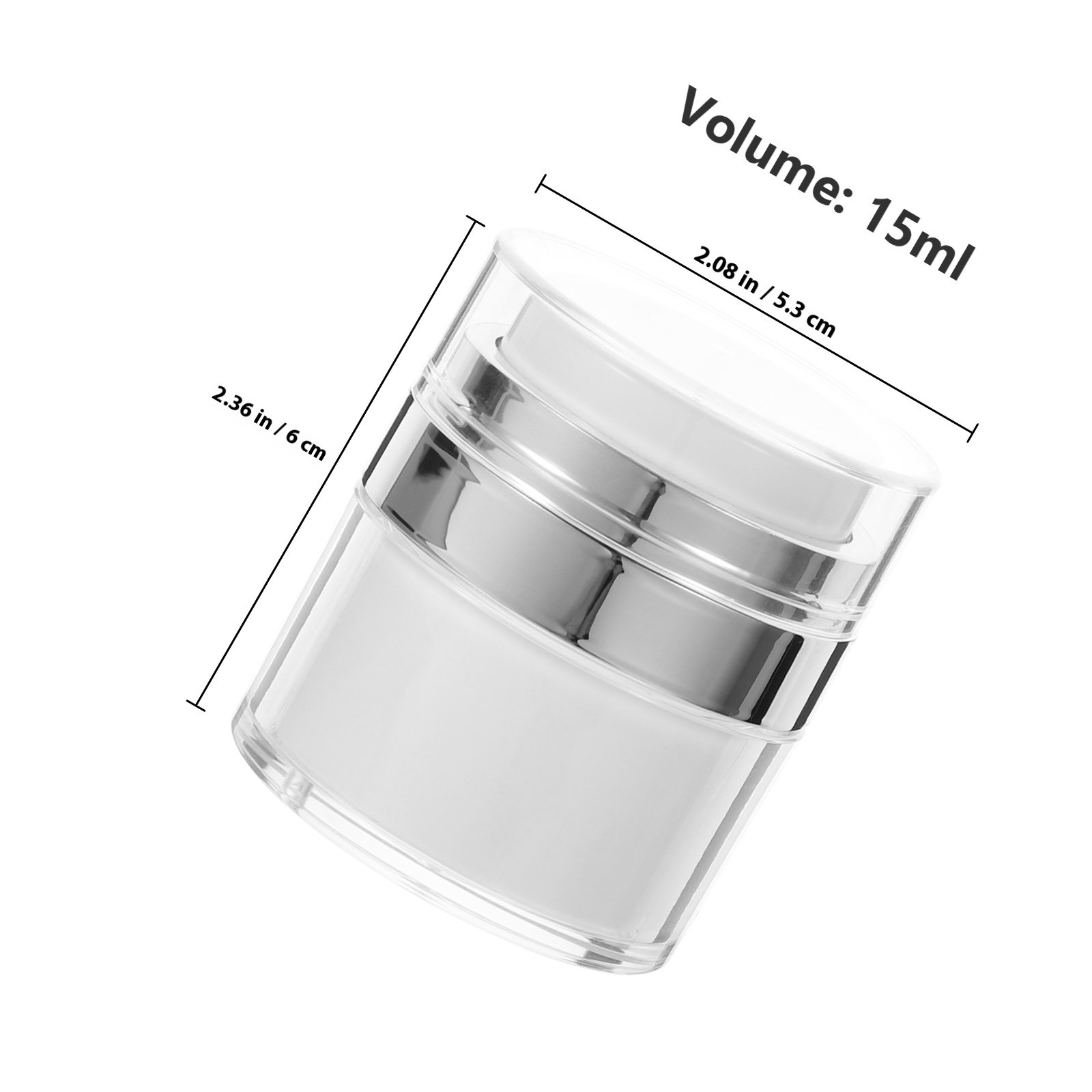 2Pcs 15Ml Empty Jar Small Crea - Body Lotion recension och pris