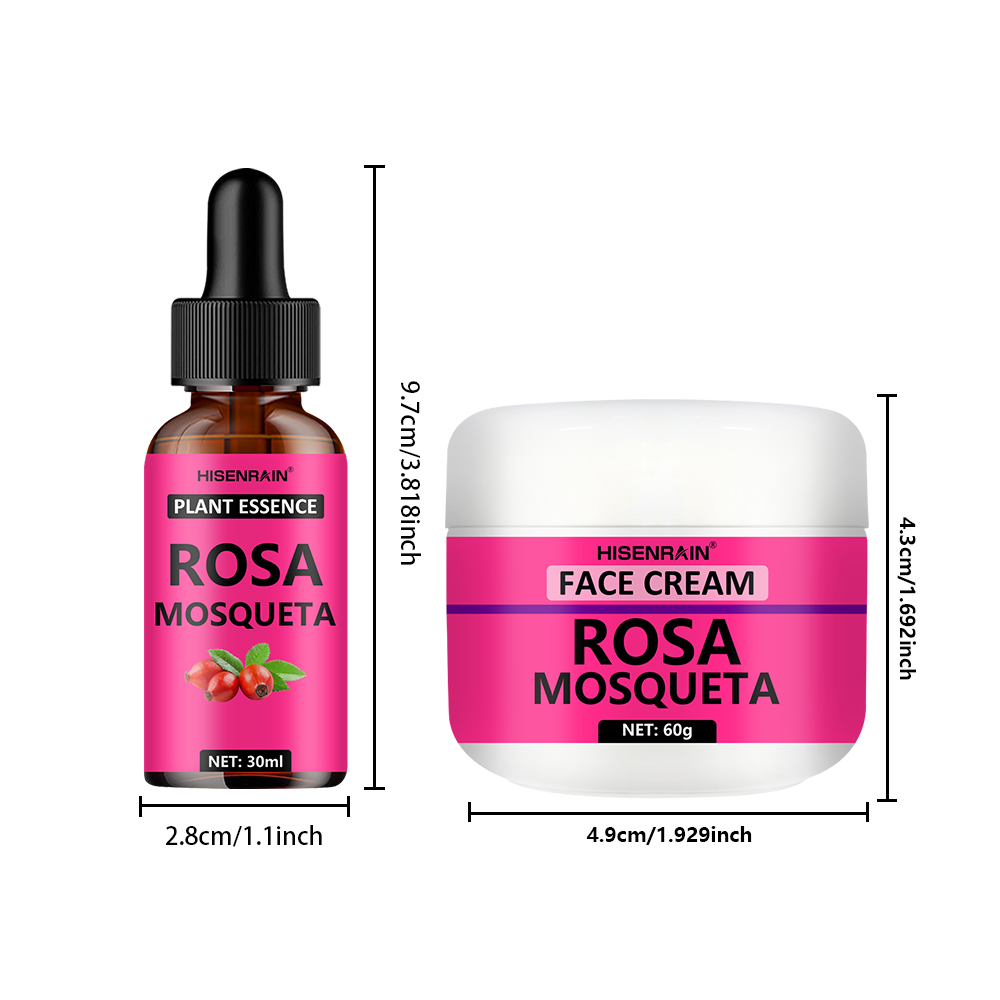 HISENRAIN Rosehip Skincare Set - Face Oil Rosehip recension och pris
