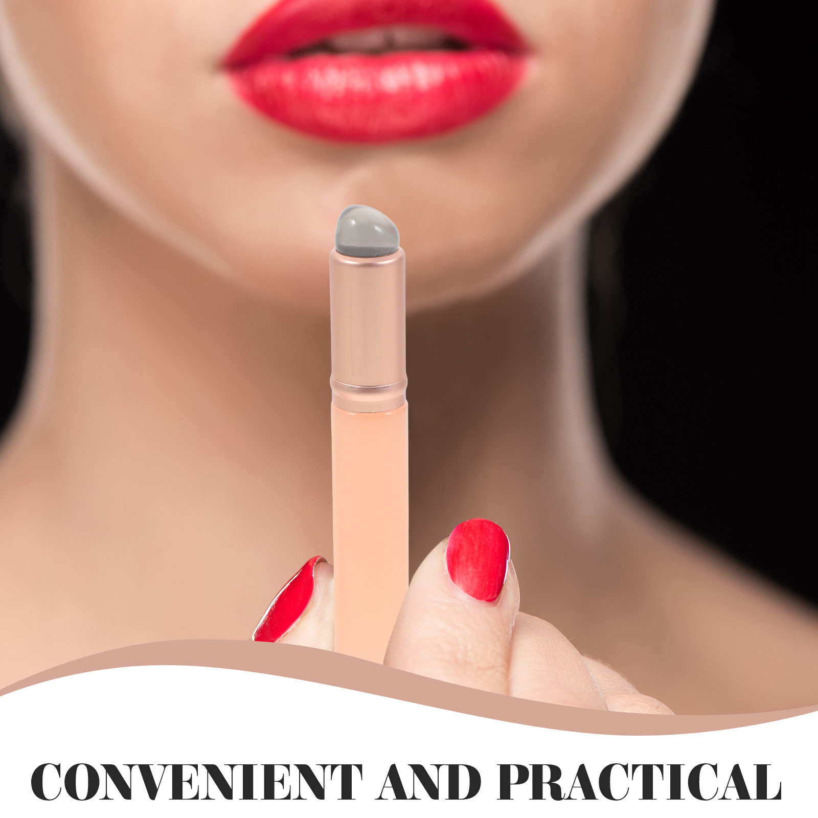 2Pcs Silicone Lip Applicator S - Lip Balm recension och pris