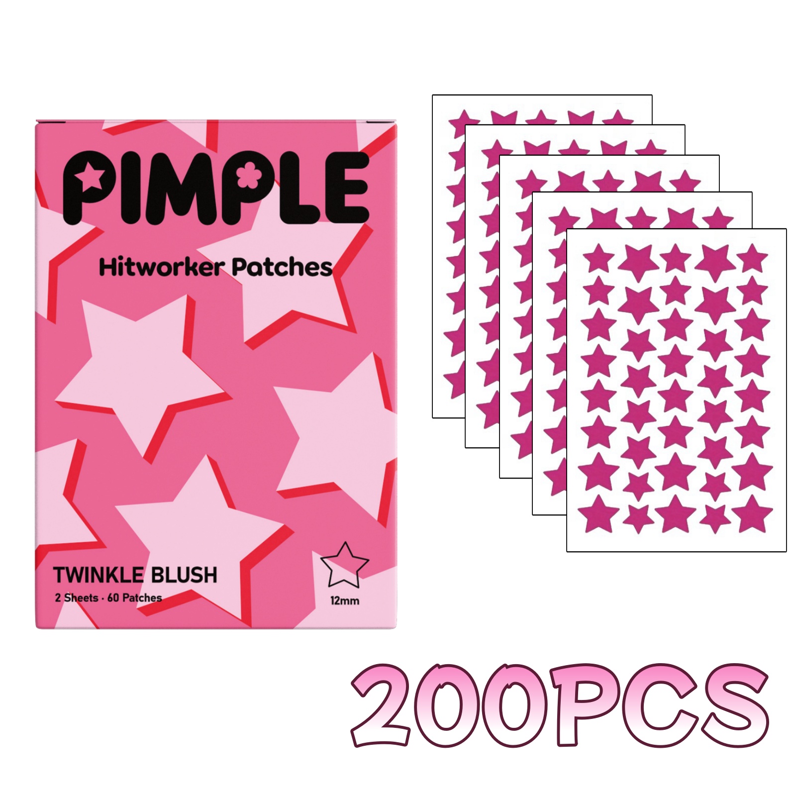 200PCS Rose Red Star-shaped In - Face Oil recension och pris