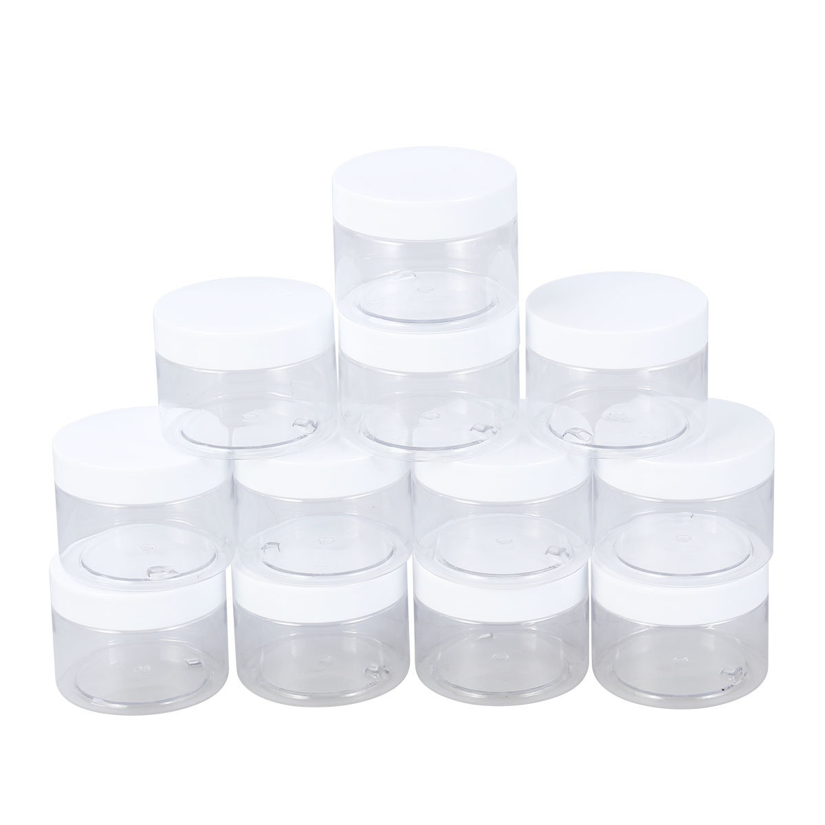 12Pcs Clear Plastic Wide-Mouth - Body Lotion recension och pris